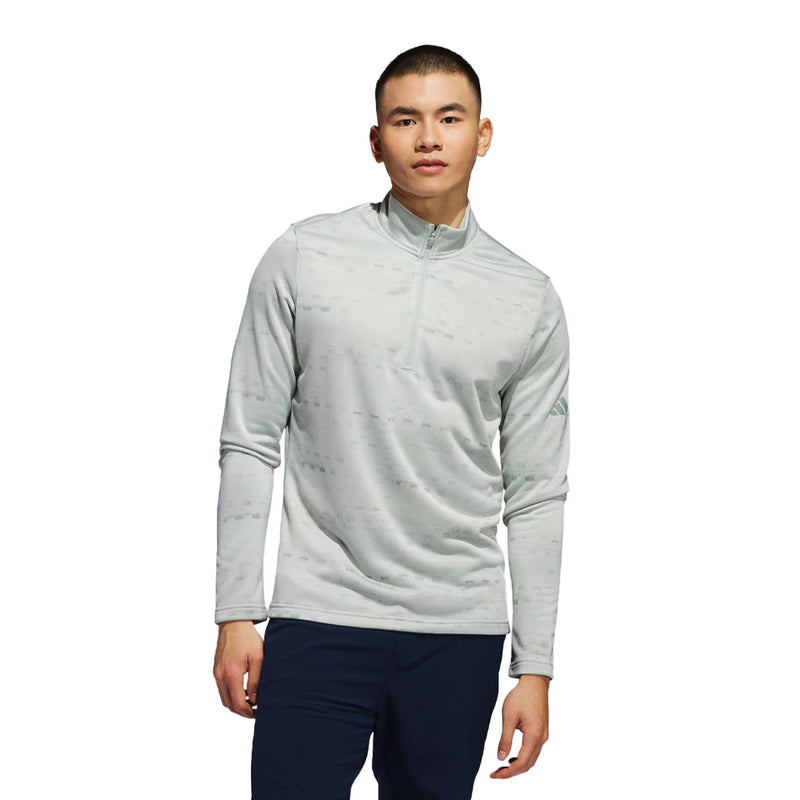 adidas - Men's Core Printed 1/4 Zip Pullover Sweatshirt (JJ1718)