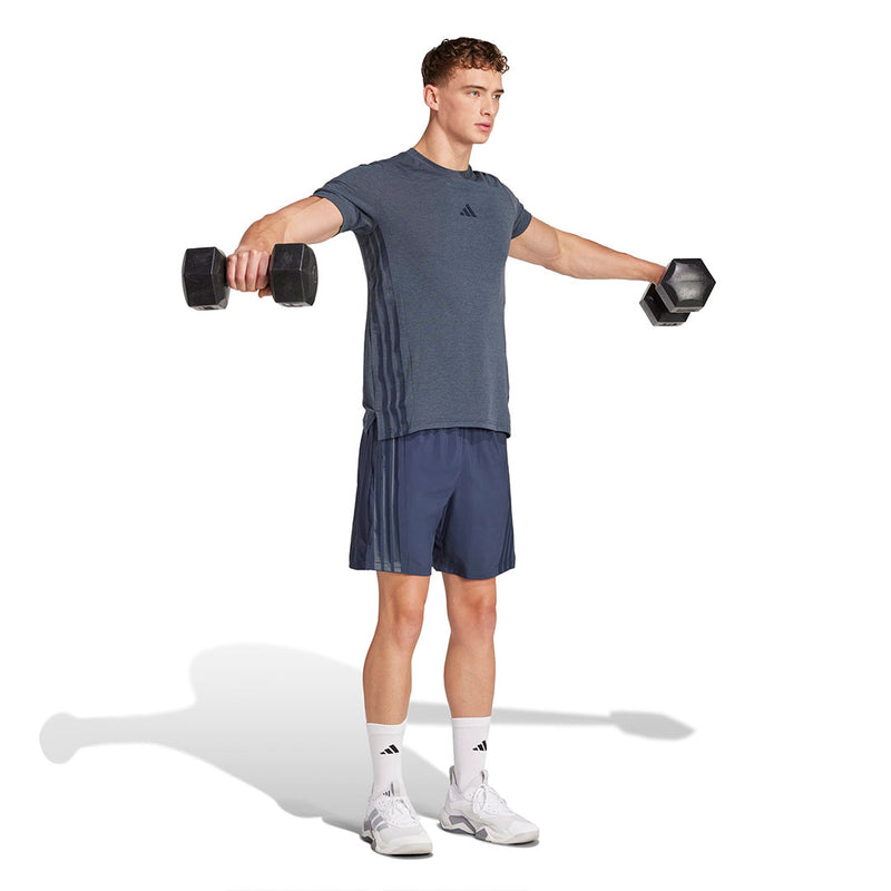 adidas - Men's Designed 4 Training 3-Stripes T-Shirt (JI8129)