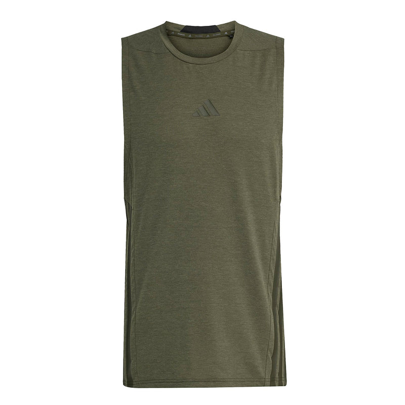 adidas - Men's Designed-For-Training 3-Stripes Tank Top (JX5689)