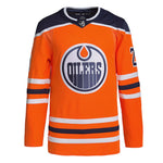 adidas - Men's Edmonton Oilers Authentic Leon Draisaitl Home Jersey (HB6676)