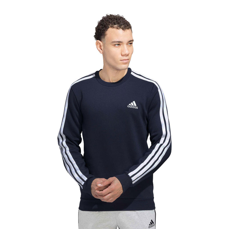 adidas - Men's Essentials Fleece 3-Stripes Sweatshirt (GK9111)