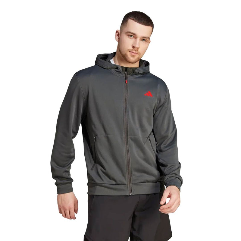 adidas - Men's Essentials Seasonal Training Full Zip Hoodie (IJ9619)