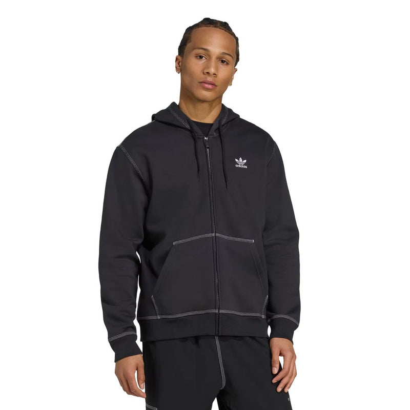 adidas - Men's Essentials Trefoil Full-Zip Hoodie (JW0969)
