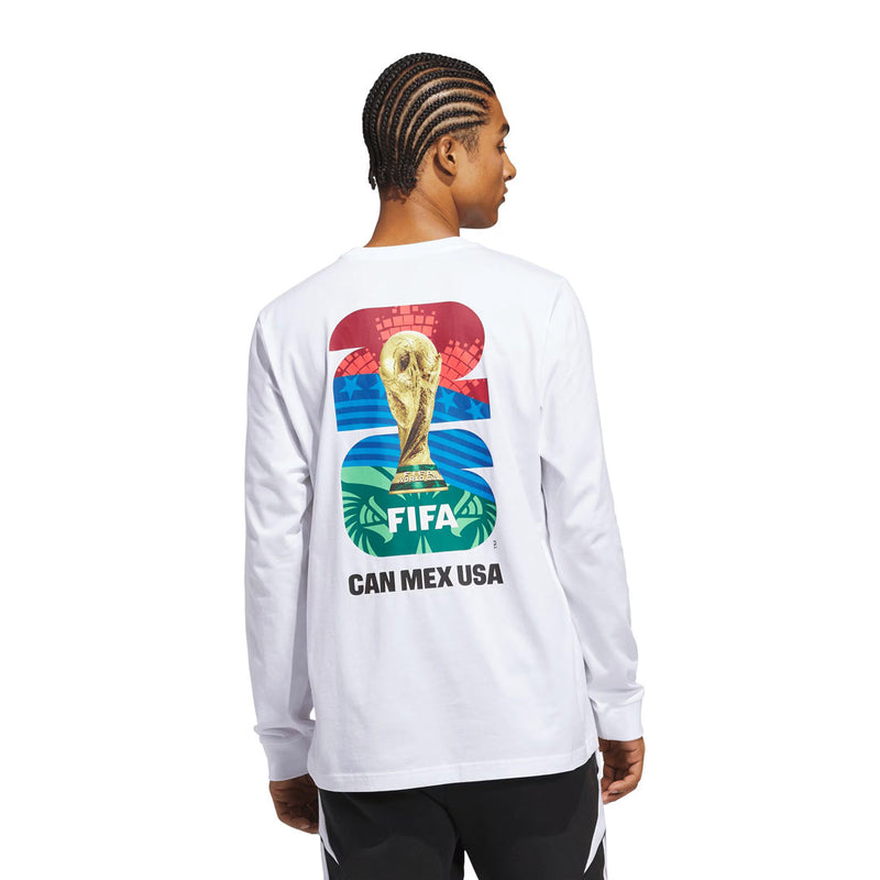 adidas - Men's FIFA World Cup 2026™ Match Ball Graphic Long Sleeve T-Shirt (KH1704)