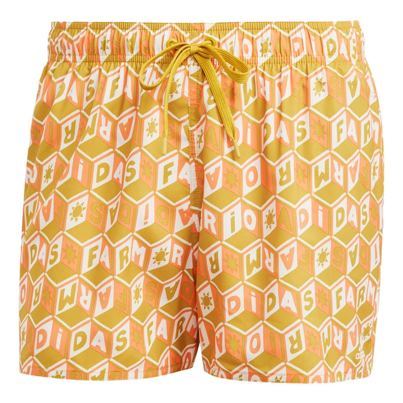 adidas - Men's adidas x Farm Rio 3-Stripes Swim Shorts (IR6199)