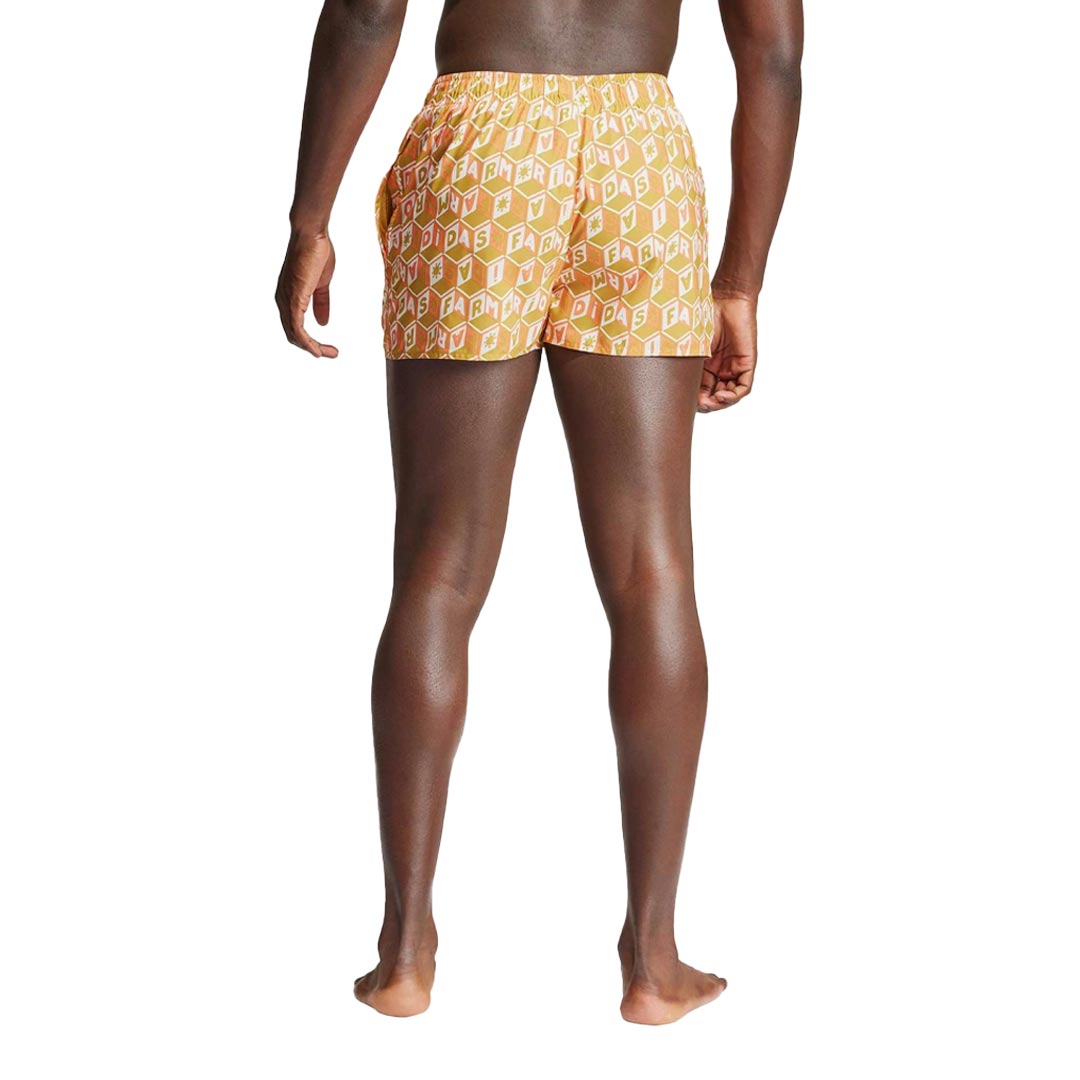 adidas - Men's adidas x Farm Rio 3-Stripes Swim Shorts (IR6199