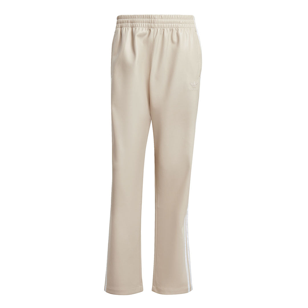 ★adidas★ FOU LEATHER 3S FIREBIRD TRACK PANTS BEIGE IZ4041 adidas - Men's Faux Leather Adicolor 3-Stripes Track Suit