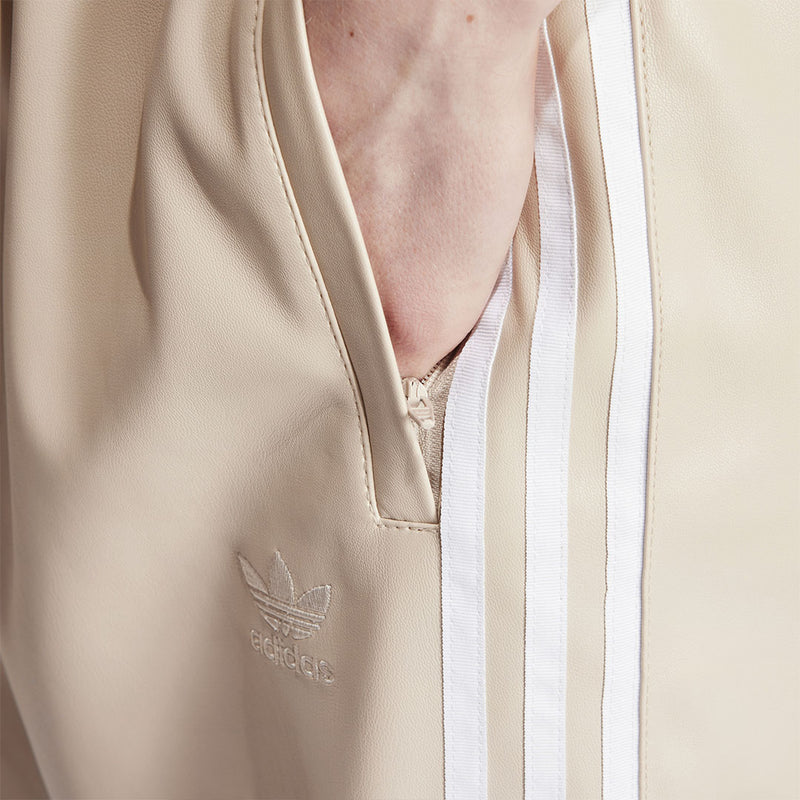 adidas - Men's Faux Leather Adicolor 3-Stripes Track Suit Pant (IZ4041)