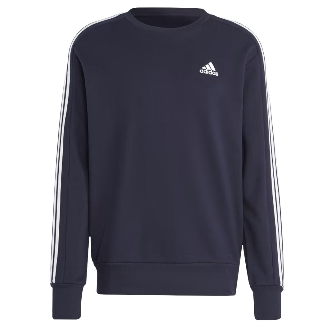 Adidas Mens Essentials French Terry 3 Stripes SWEATSHIRTSweatshirt
