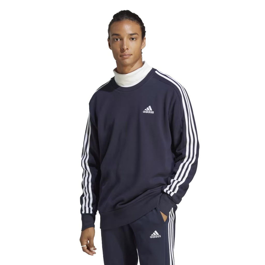 adidas - Men's Essentials French Terry 3 Stripes Sweater (IC9318)