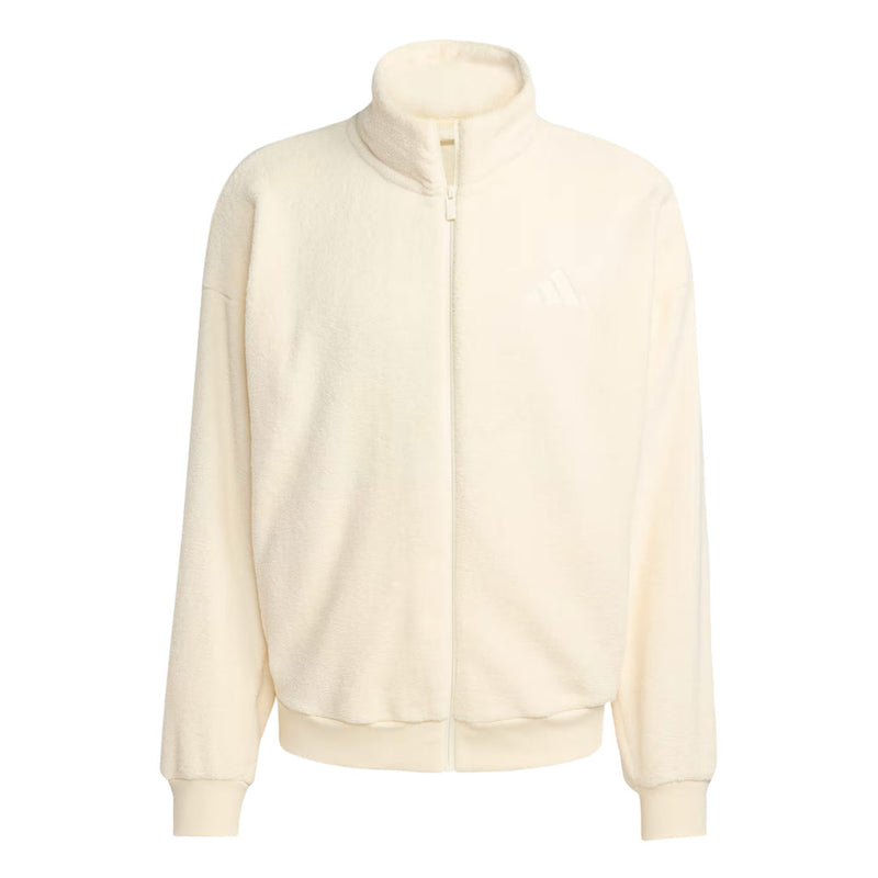 adidas - Men's Future Icons Small Logo Low Pile Fleece Track Jacket (JM6050)