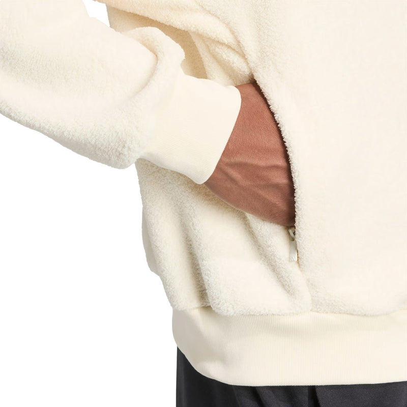 adidas - Men's Future Icons Small Logo Low Pile Fleece Track Jacket (JM6050)