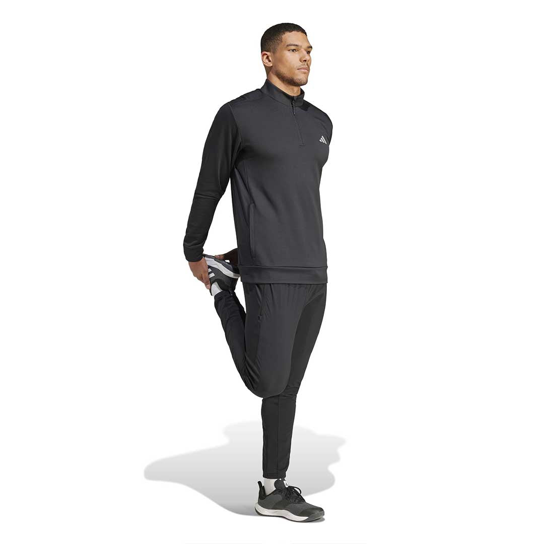 adidas - Men's Game & Go Training Small Logo 1/4-Zip Jacket