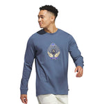 adidas - T-shirt à manches longues avec écusson Go-To pour homme (IN6349)