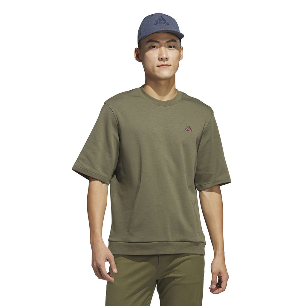 adidas - Men's Go-To Crew Golf Short Sleeve Sweatshirt (HS7597)