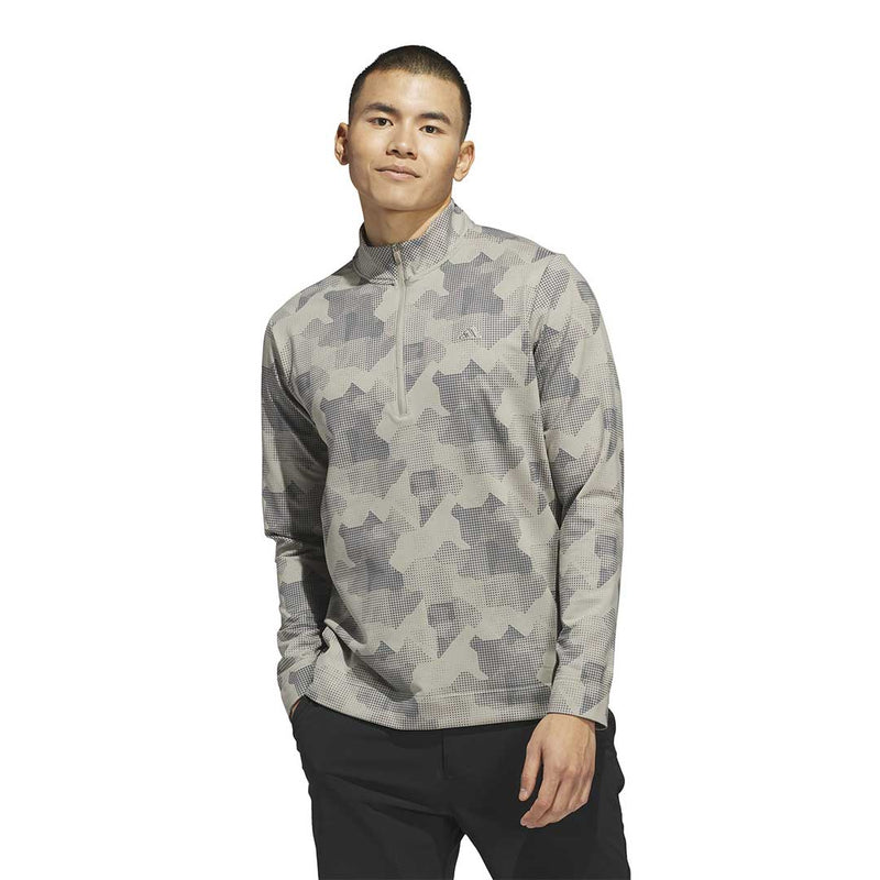 adidas - Men's Go-To Printed Quarter Zip Sweatshirt (IK3019)