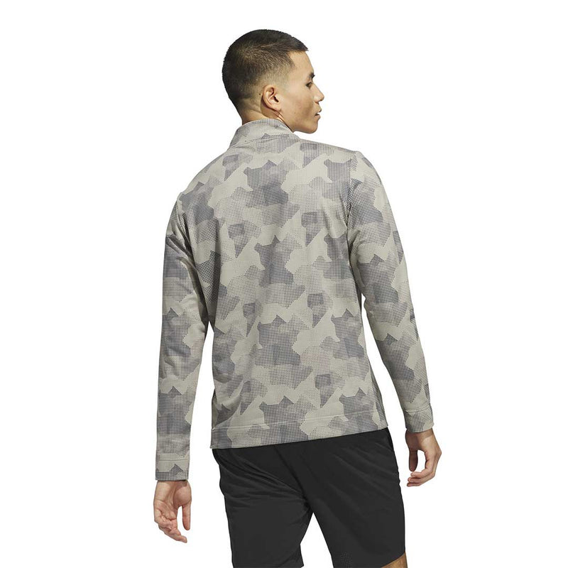 adidas - Men's Go-To Printed Quarter Zip Sweatshirt (IK3019)