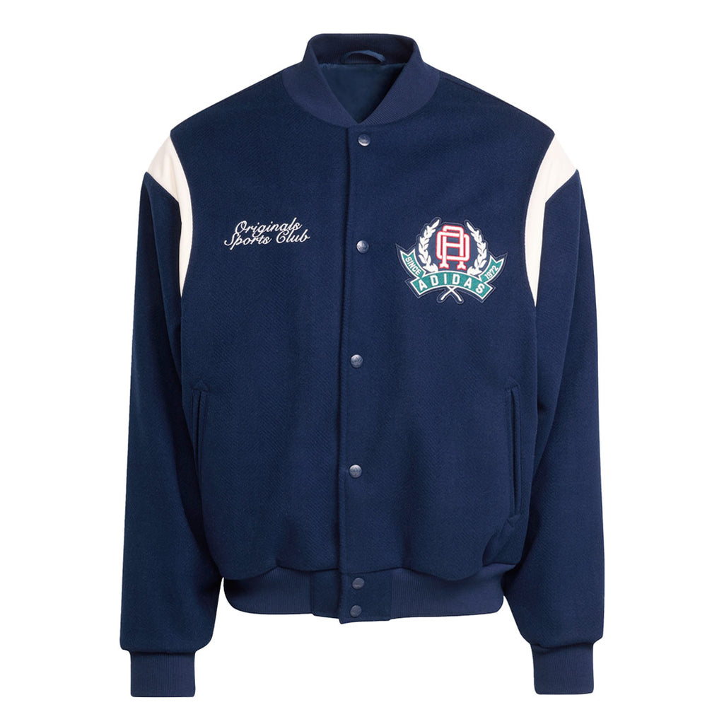 adidas - Men's Graphic College Varsity Loose Bomber Jacket (JX8181