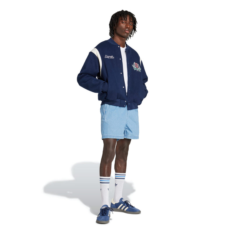 adidas - Men's Graphic College Varsity Loose Bomber Jacket (JX8181)