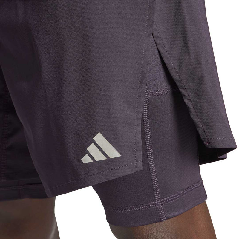 adidas - Men's HIIT Workout HEAT.RDY 2-In-1 Shorts (IL7130 7IN)