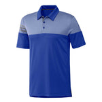 adidas - Men's Heathered 3-Stripes Colorblocked Polo (FI5397)