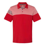 adidas - Men's Heathered 3-Stripes Colorblocked Polo (FI5399)