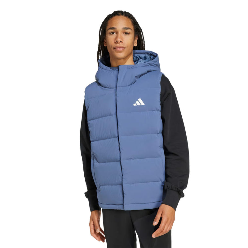 adidas - Men's Helionic Climawarm Hooded Down Vest (JX0585)