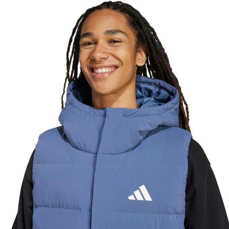 adidas - Men's Helionic Climawarm Hooded Down Vest (JX0585)