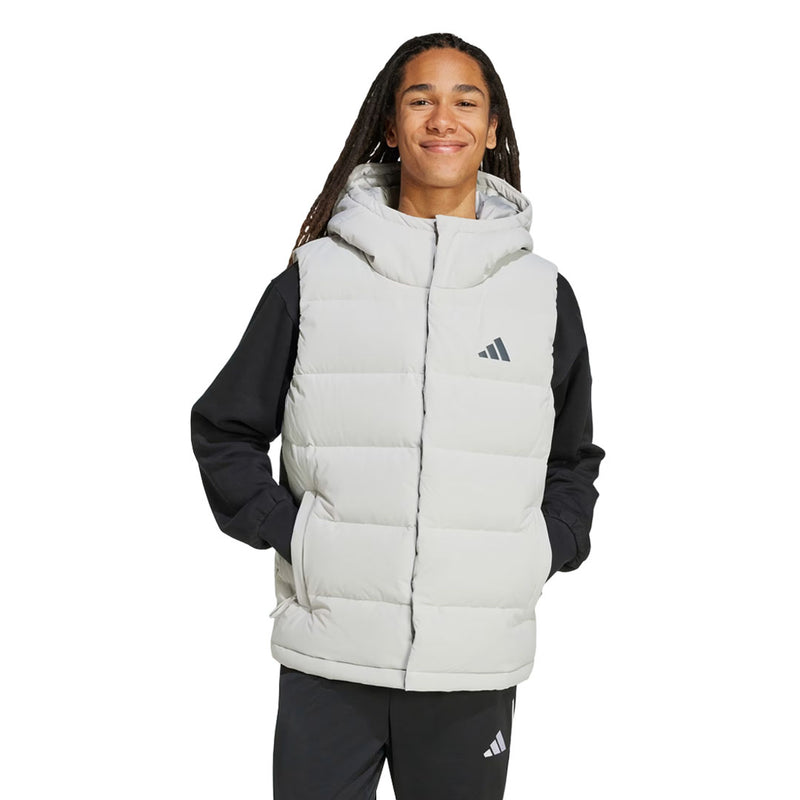 adidas - Men's Helionic Climawarm Hooded Down Vest (JX0590)