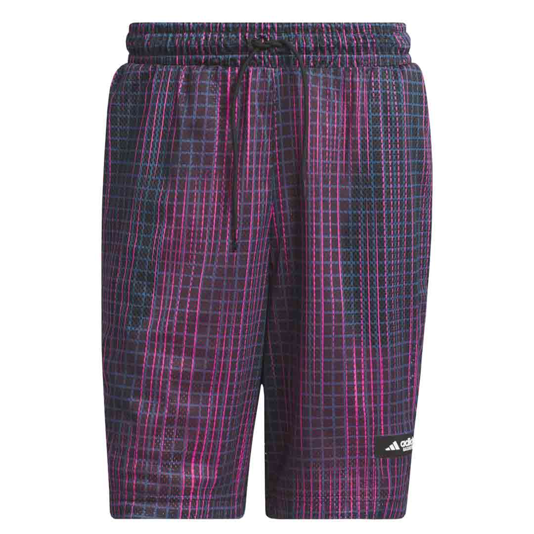 adidas - Men's Legends Metaverse Printed 7 Inch Basketball Shorts