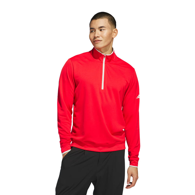 adidas - Men's Lightweight Half-Zip Pullover Sweatshirt (JJ1709)