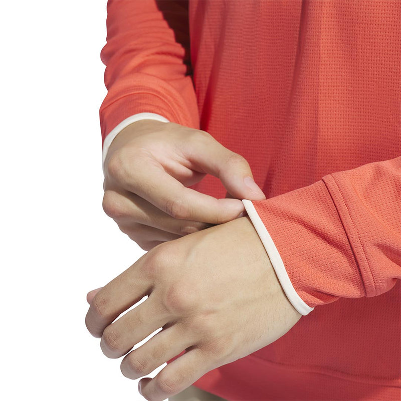 adidas - Pull léger demi-zippé pour homme (IU4509) 