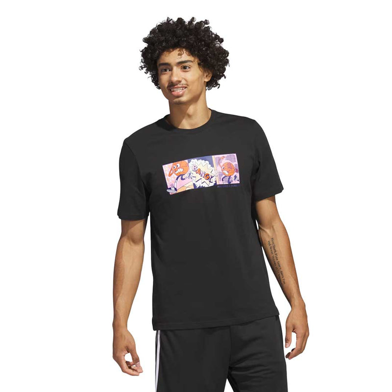 adidas - Men's Lil' Stripe Basketball Graphic T-Shirt (IC1867)