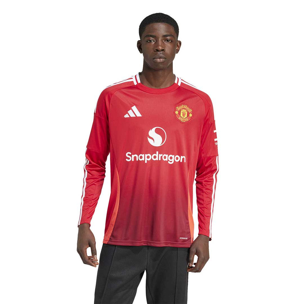 adidas - Men's Manchester United 24/25 Long Sleeve Home Jersey (IT1971)