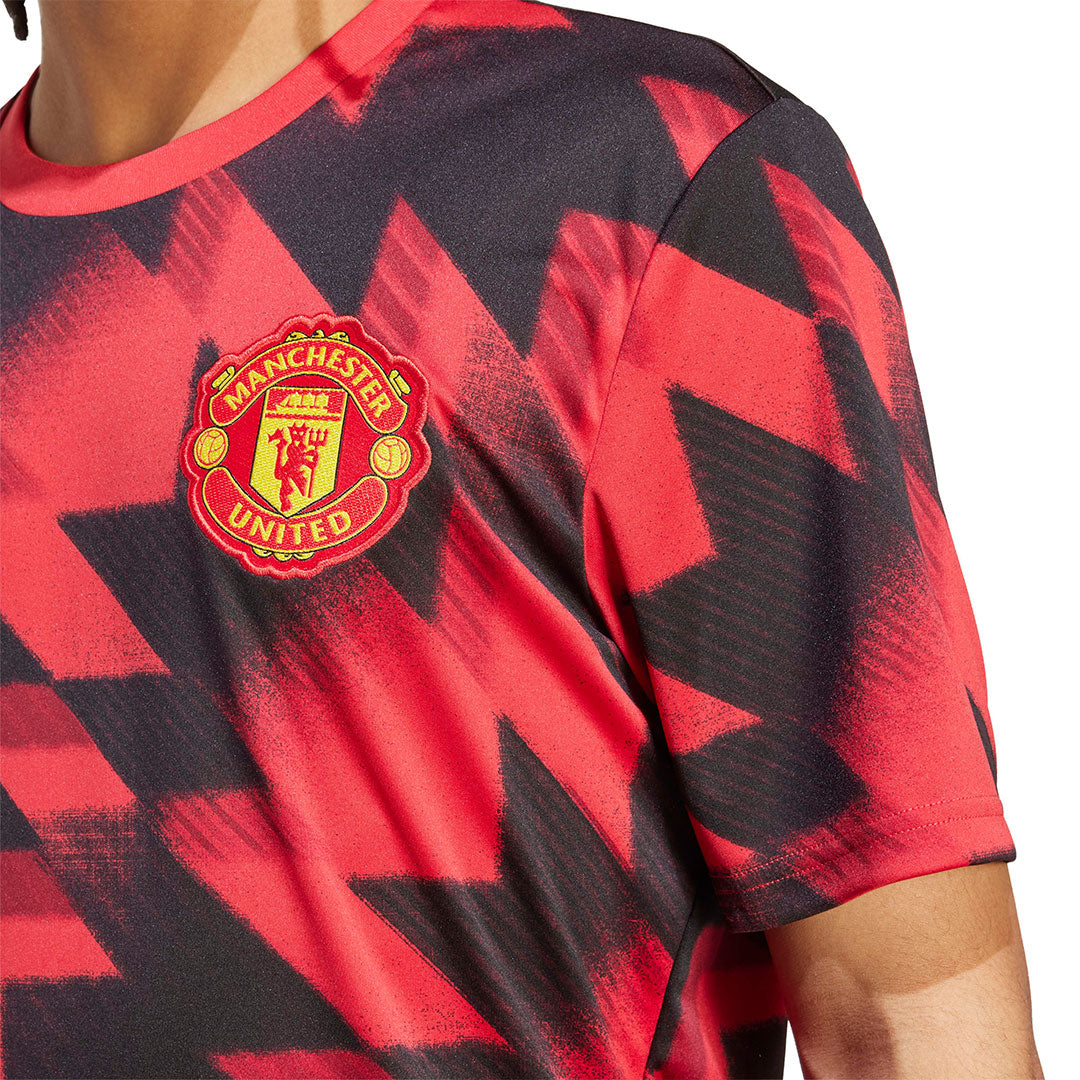 adidas - Men's Manchester United 25/26 Pre-Match Jersey (JP3233