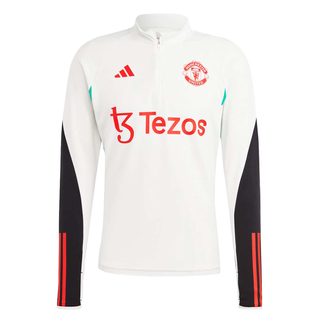 White adidas training top hotsell