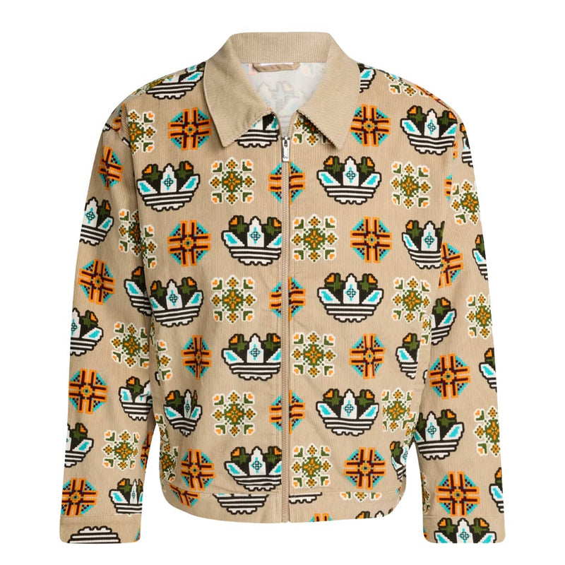 adidas - Men's Monogram Allover Print Loose Coach Jacket (JY2996)