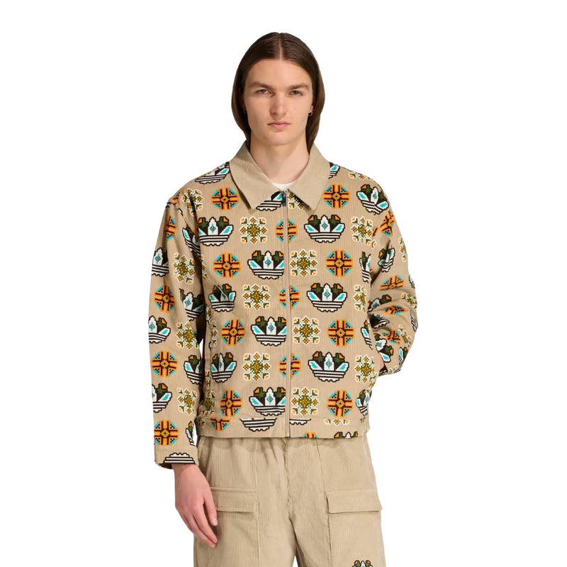 adidas - Men's Monogram Allover Print Loose Coach Jacket (JY2996)