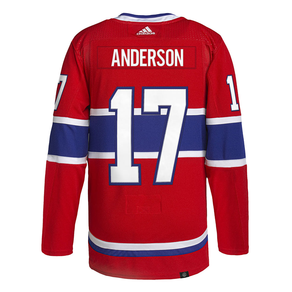 adidas - Men's Montreal Canadiens Josh Anderson Authentic Home Jersey (H60124)