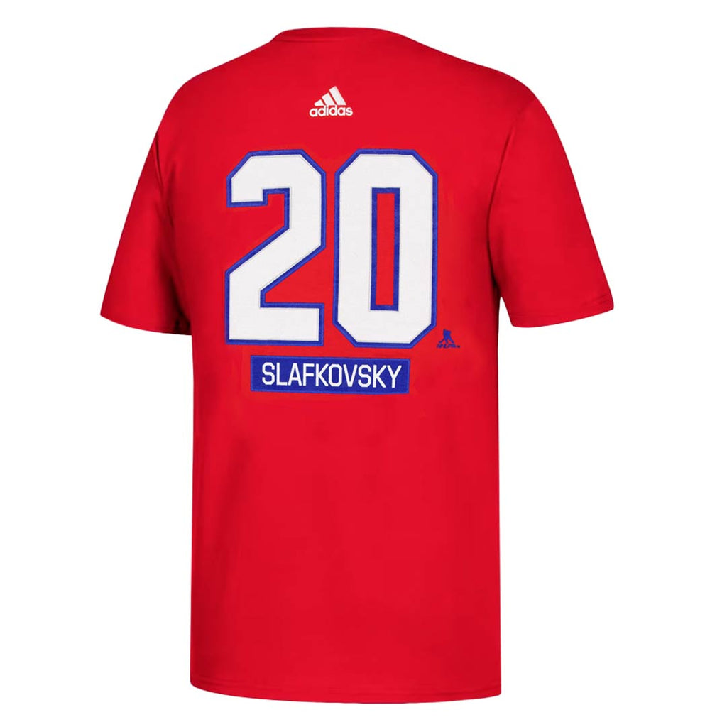 adidas - Men's Montreal Canadiens Juraj Slafkovsky Short Sleeve T-Shirt (GA4879)