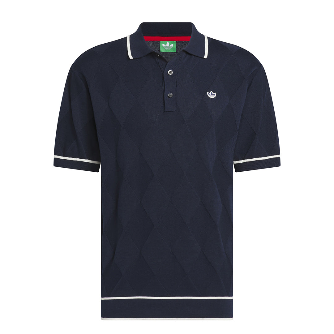 adidas - Men's Originals Argyle Knit Polo (JC6760) – SVP Sports