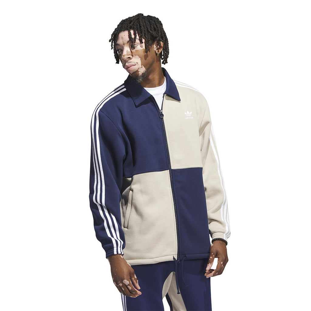 adidas - Veste d'entraîneur en polaire Originals Blocked pour homme (IL4667) 