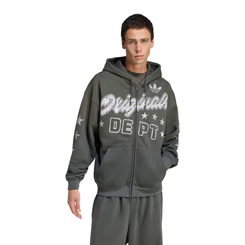 adidas - Men's Originals Dept. Graphic Full Zip Fleece Hoodie (KF1880)