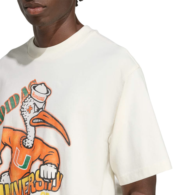 adidas - Men's Originals Miami Hurricanes Graphic T-Shirt (KG3967)
