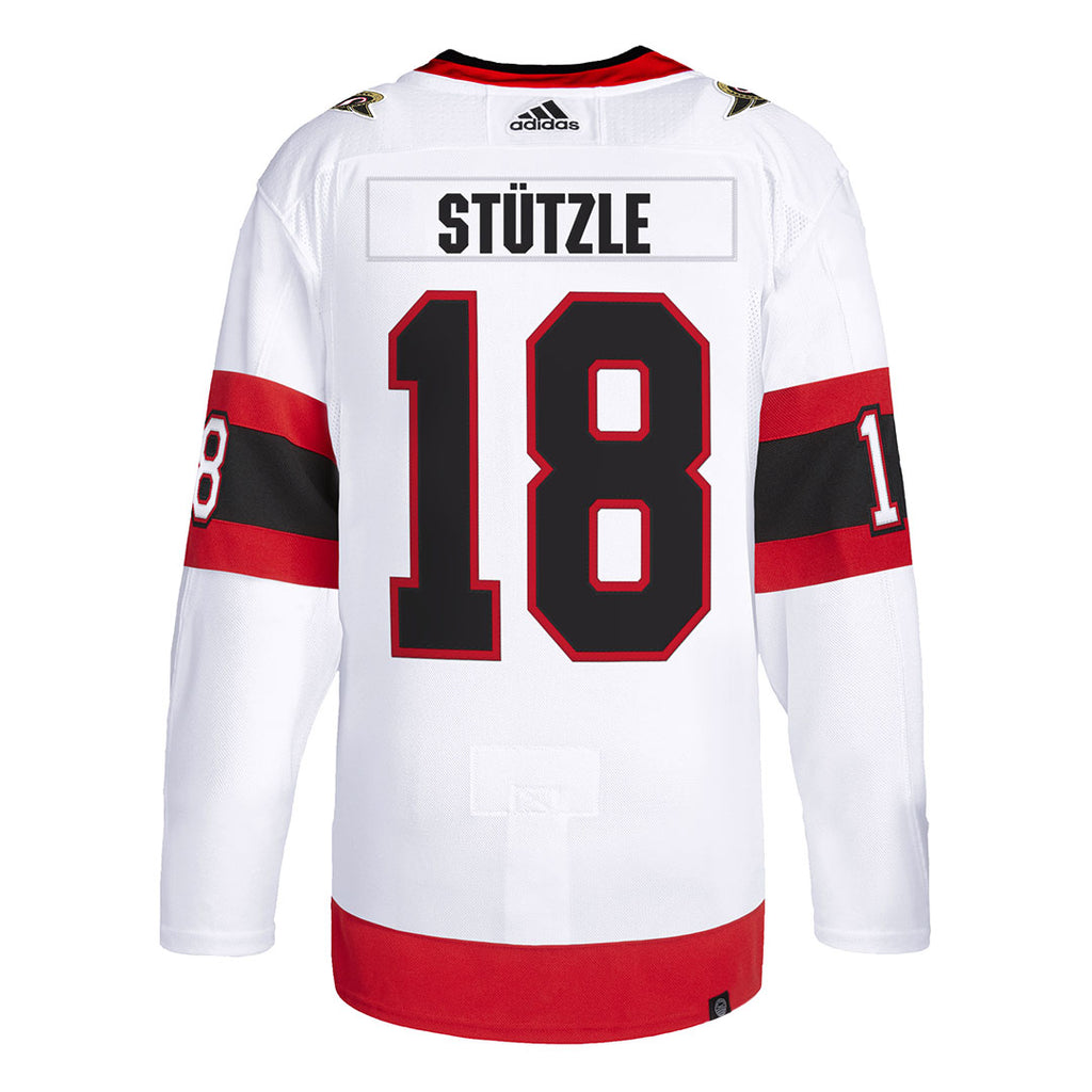adidas - Men's Ottawa Senators Tim Stützle Authentic Away Jersey (H60133)