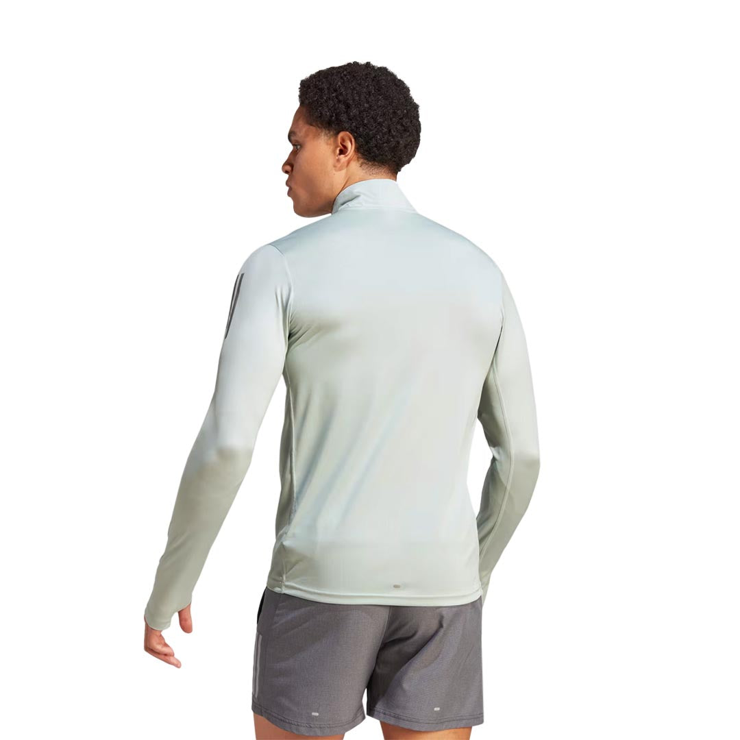 adidas - Men's Own The Run 1/4 Zip Long Sleeve Sweatshirt (IK9566