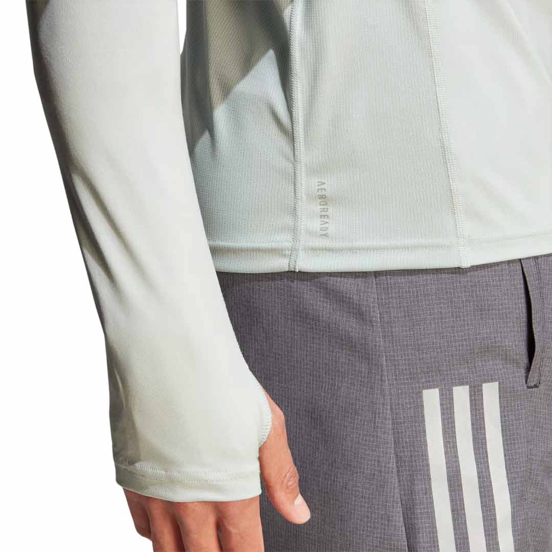 adidas - Men's Own The Run 1/4 Zip Long Sleeve Sweatshirt (IK9566