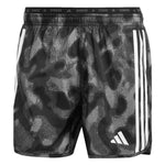 adidas - Men's Own The Run 3-Stripes All Over Print 5 Inch Shorts (IK4996-5IN)