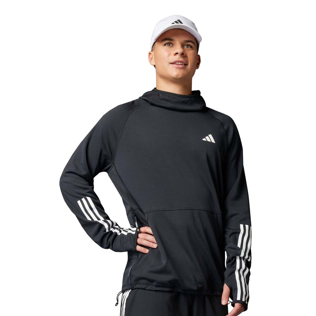 adidas - Men's Own The Run 3-Stripes Hoodie (IK4984)