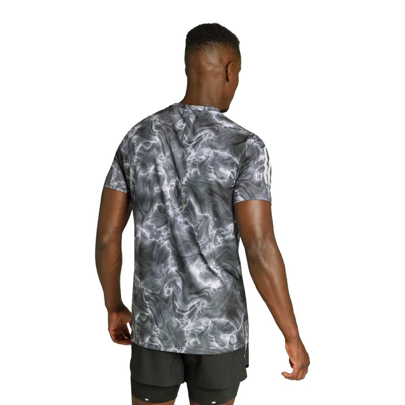 adidas - Men's Own The Run Allover Print T-Shirt (IB6394)